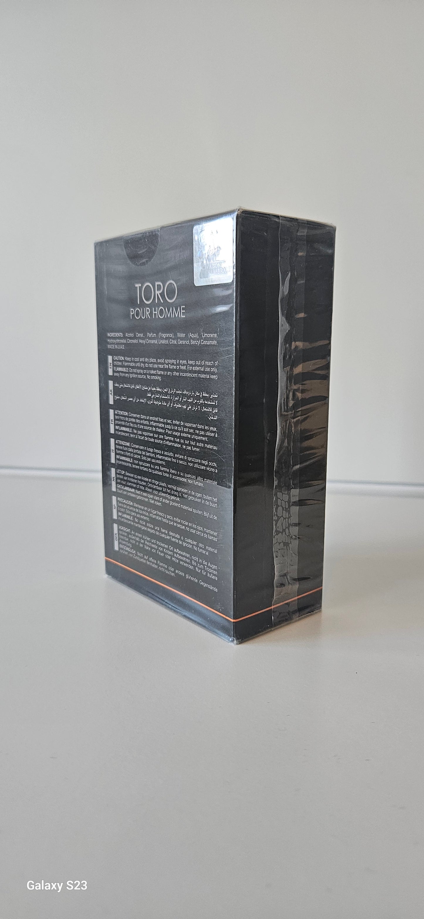 heren parfum TORO 100 ml